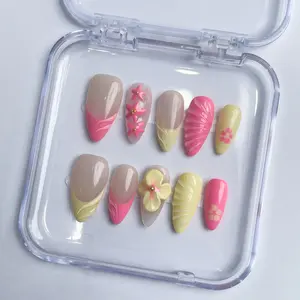 Minimani Notgurli 10PCS Handmade Press On Nails REUSABLE Spring 2025/Prom