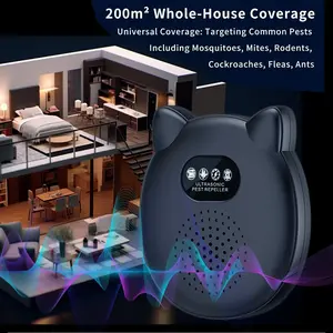 USB-Smart Electronic Cat and Mouse Repeller, Ultrasonic Technology, Safe and Reliable, Wide Coverage, Suitable for Homes and Warehouses
