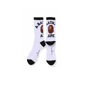 Bape College Socks White/Black - L