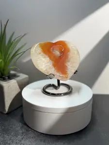 High Quality Carnelian Red Agate Quartz Heart F