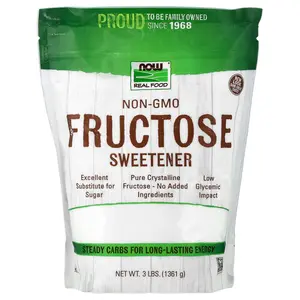 NOW Foods Fructose Sweetener, 3 lbs (1,361 g)