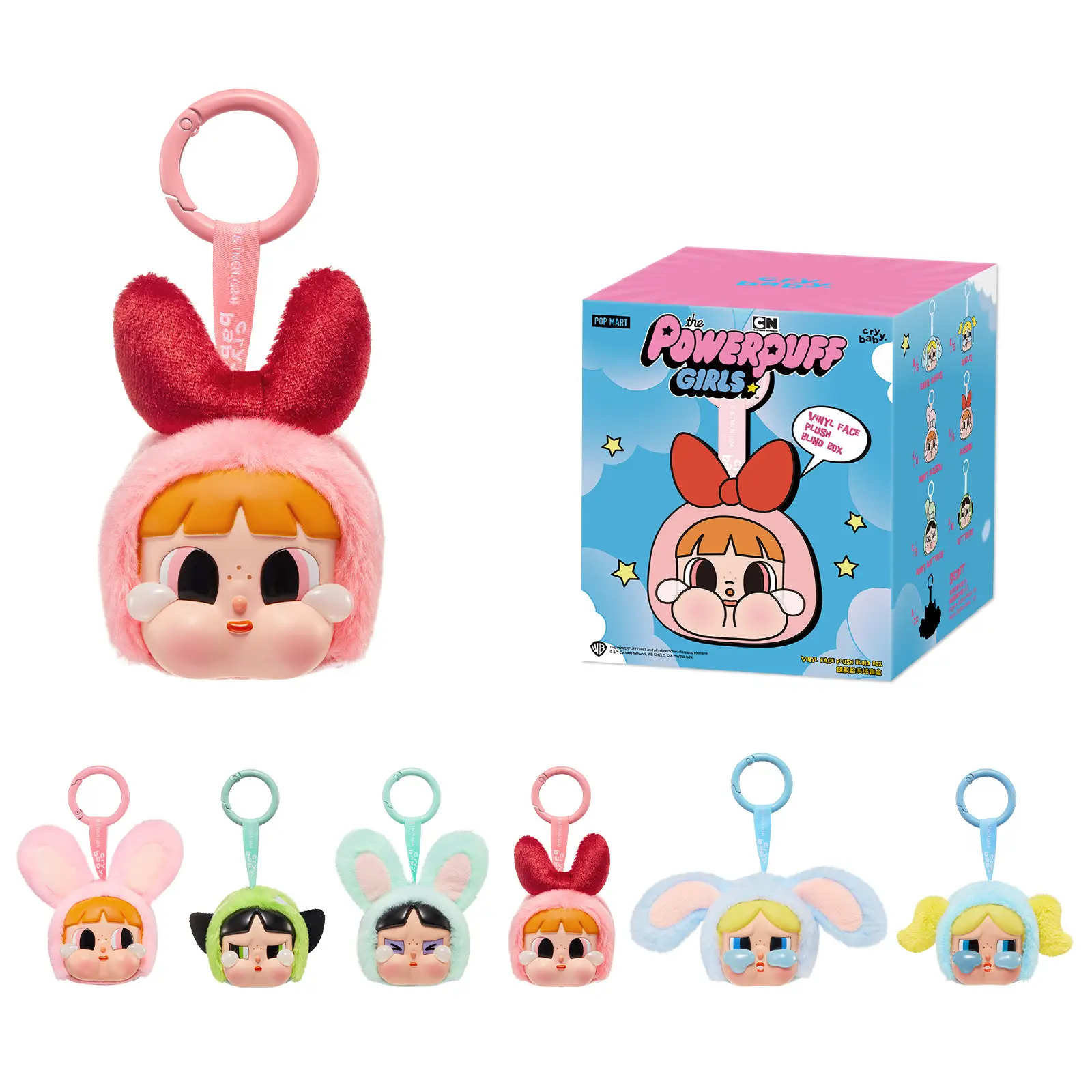 CRYBABY × Powerpuff Girls Series-Vinyl Face Plush Blind Box
