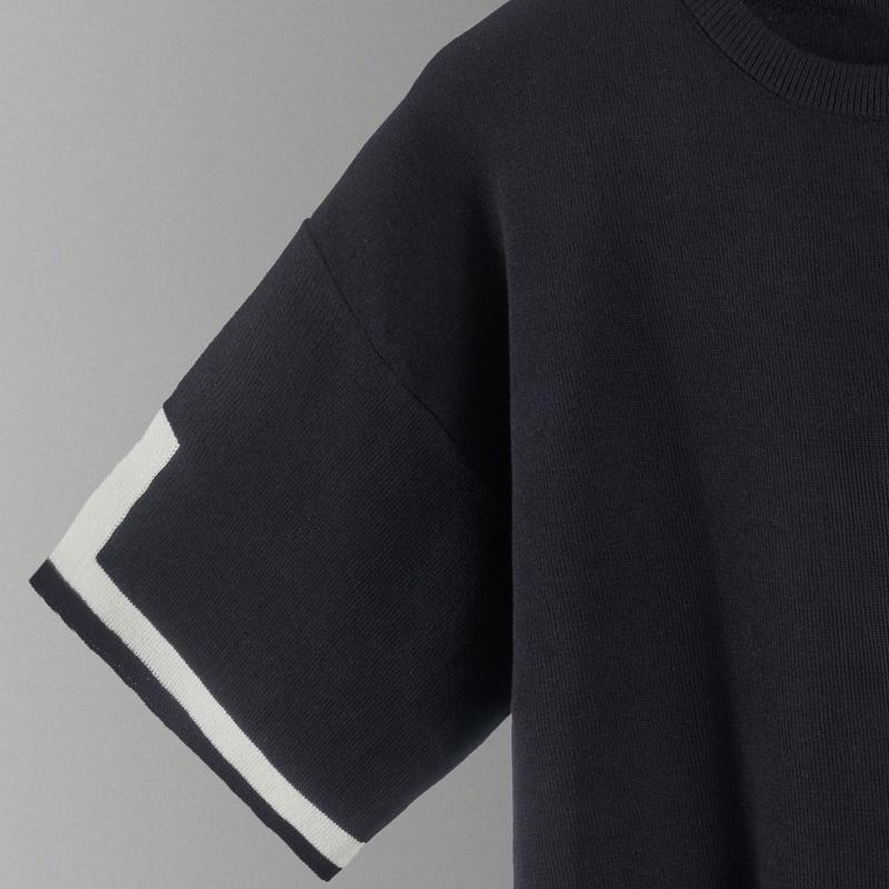 Womens Two Piece Outfits Casual Short Sleeve Knit Sweater Tops Matching Wide Leg Pants Tracksuit Lounge Sets