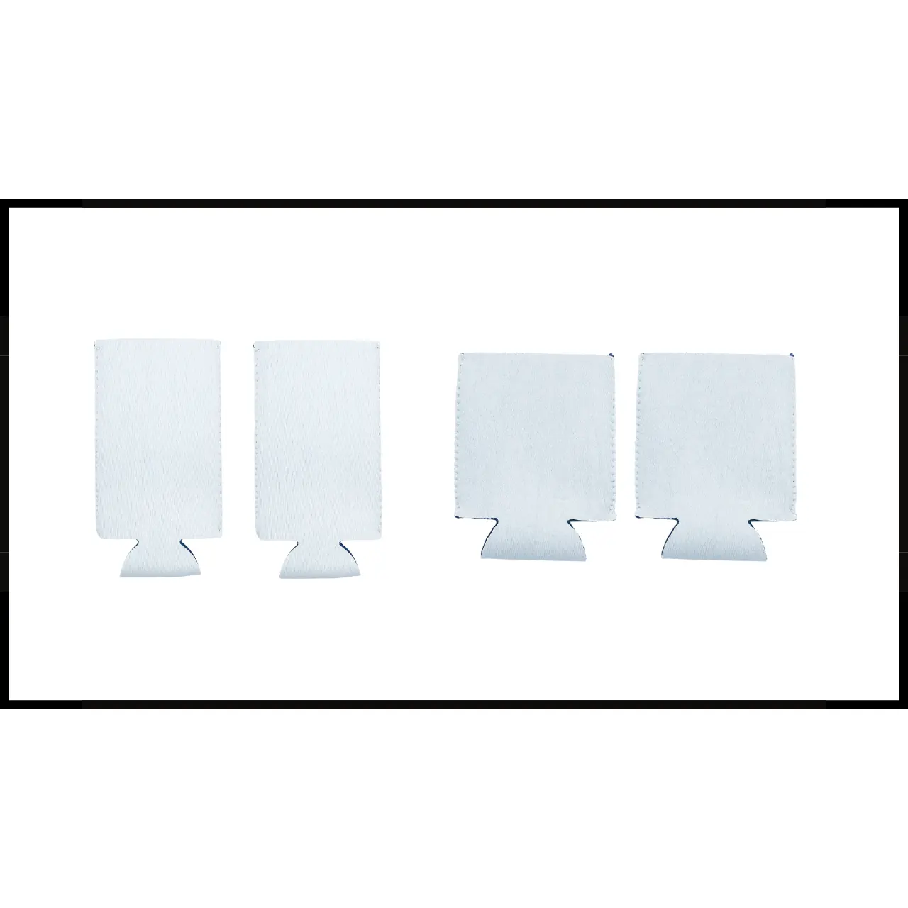 10 pack Neoprene soft can koozies, standard and slim