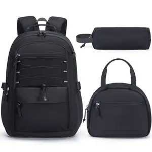 Fimibuke 3 PCS Middle High School Student Teen Girl Backpack with Lunch Bag Pencil Pouch Set, Waterproof School Bag Bookbag Backpack Daypack dealsforyoudays