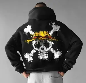 Unisex Anime #OnePieceee Print Hoodie, Straw Hat Pirates Graphic Top, Casual Streetwear Hoodie, Cozy Hoodie Gift For Anime Fans, Japanese Manga Outfit