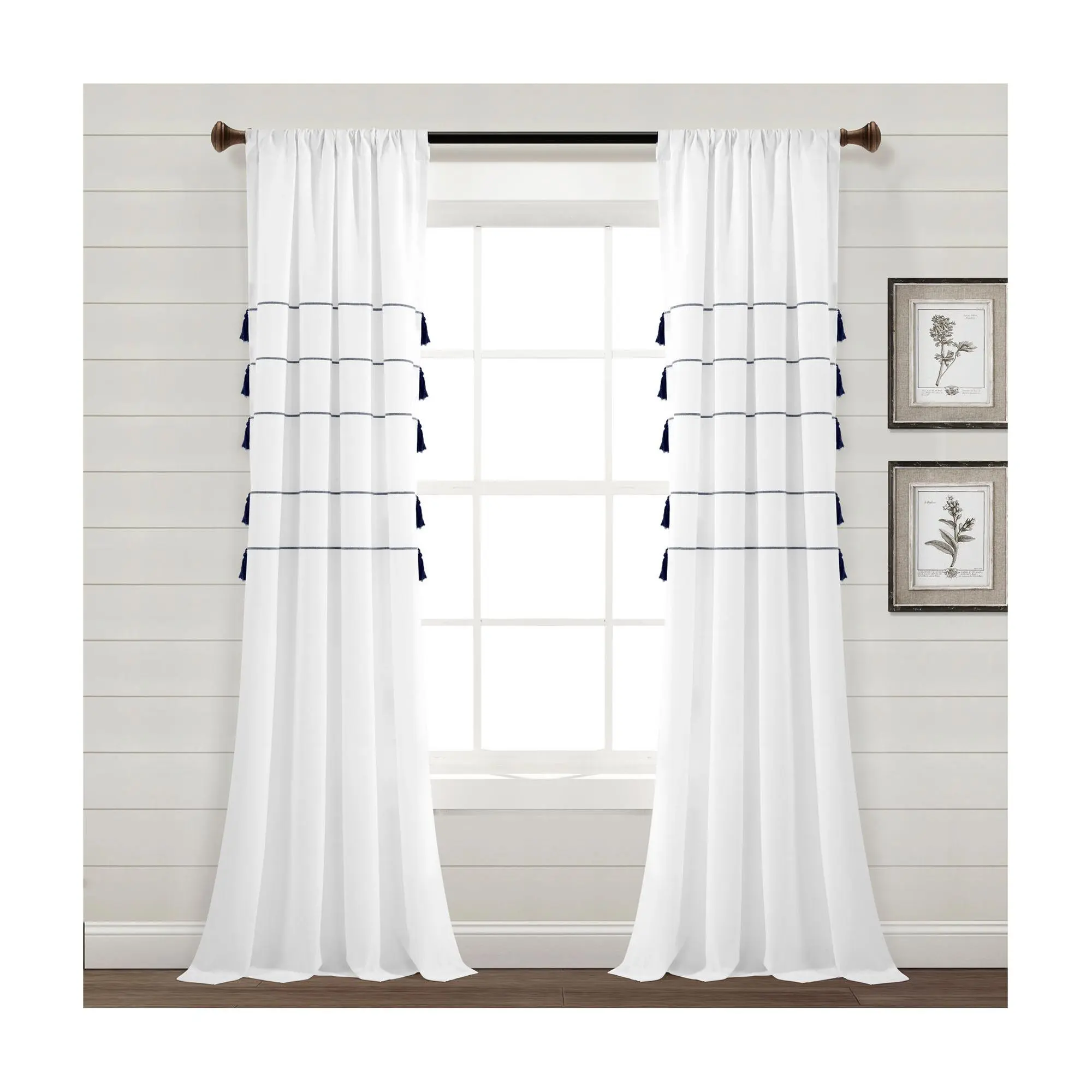 Farmhouse Boho Stripe Woven Set by Lush Decor