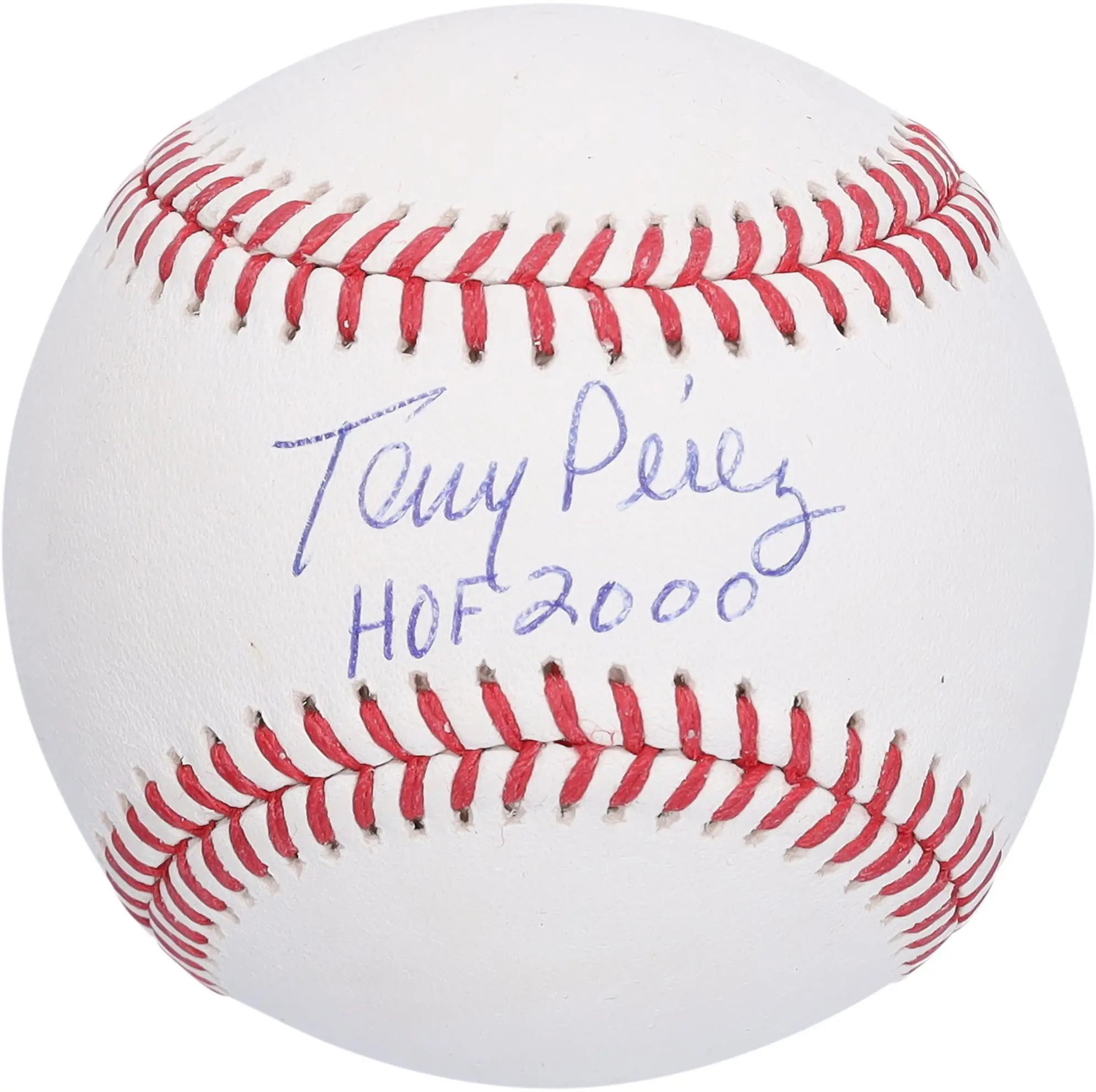 Tony Perez Cincinnati Reds Autographed Baseball with HOF 2000 Inscription - Fanatics Authentic Certified