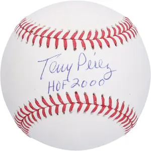 Tony Perez Cincinnati Reds Autographed Baseball with HOF 2000 Inscription - Fanatics Authentic Certified