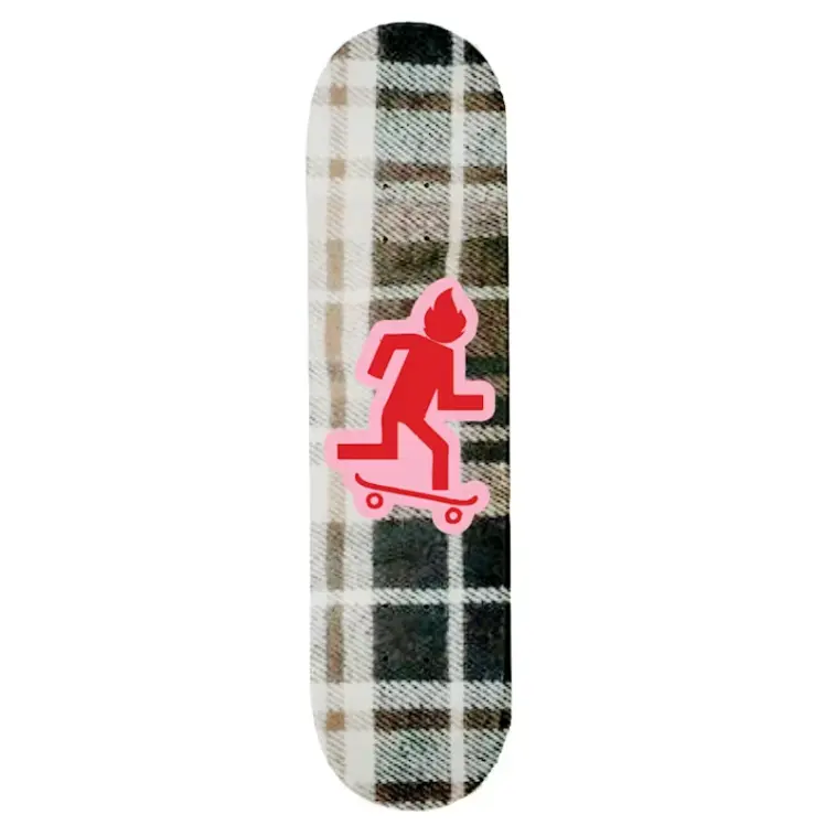 Travis Scott Exclusive Cactus Jack Plaid Skateboard Deck