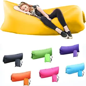 Inflatable lounger air sofa hammock for outdoor, Travelling, camping, hiking, picnic