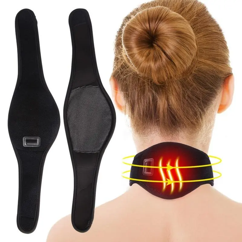 USB Rechargeable Neck Support, 1 Count Multifunctional Neck Warmer for Pain Relief, Electric-Heating Neck Brace, Wearable Heating Pad for Women & Men, Heated Pad, Sports & Outdoor Clothing Accessories