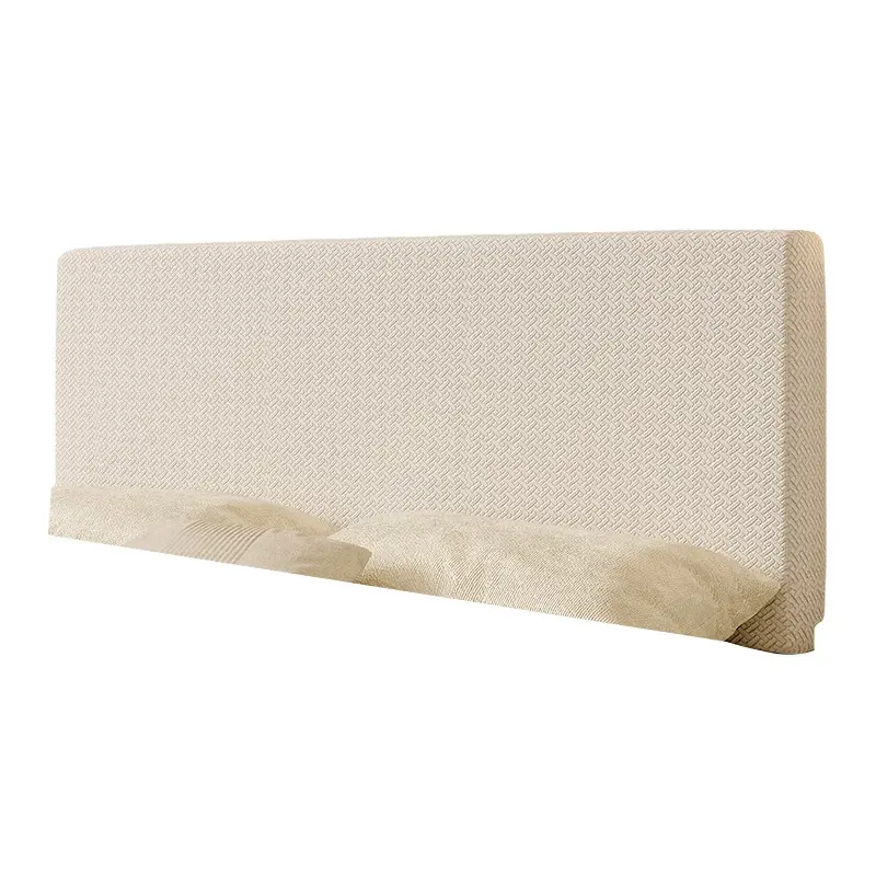 Embrace Softness: Ivory Diamond-patterned Bed Head Cover Creates a Healing Corner in Your Bedroom, with a Clever Contour That Fits the Bed Perfectly, Bringing Deep Comfort to Your Sleep Space