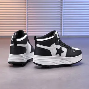 kids walking roller Skate shoes,4 Wheels Roller Shoes for school,outdoor sport wheeled shoes,gift roller sneakers for children,toddler wheel skate shoes,youth roller shoes,casual daily footwear Skate Shoes for Birthday Gifts