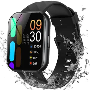 1.83 Fashion Touch Screen Smart Watch with Answer/Make Calls/Message Reminder, Multifunctional Fitness Watch with 100+ Sports Modes, DIY Watch Dials, Smart Watches for iPhone/Andriod, Activity Tracker for Men Women