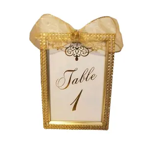 10 Pieces Customized 4"x6" Wedding Number Table Decor | Table Gifts | Personalized Decor