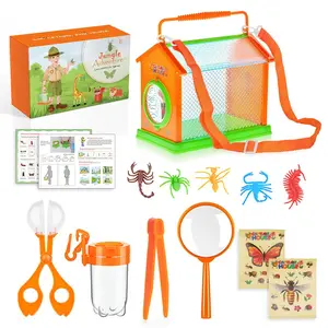Bug Catcher Kit for Kids, Outdoor Explorer Toys with Bug Habitat, Magnifying Glass, Nature Exploration Set for Boys Girls, Camping Backyard Adventure Gifts