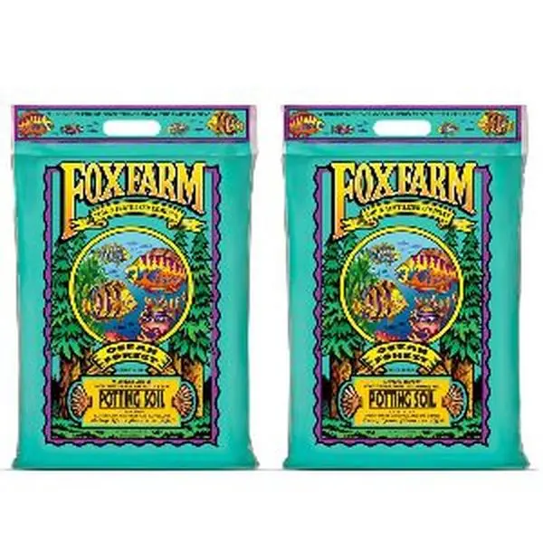 FoxFarm Ocean Forest Potting Soil, 12qt – Light, Aerated Texture, Designed for All Container Plants – pH Adjusted for Optimal Nutrient Uptake, Effectively Retains Moisture (12 Quart (2 Pack))