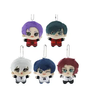 10cm New Blue Lock Plush Pendant KeyChain Isagi Yoichi Nagi Seishiro Mikage Reo Rin Itoshi Itoshi Sae Action Doll Toy Bag Gift