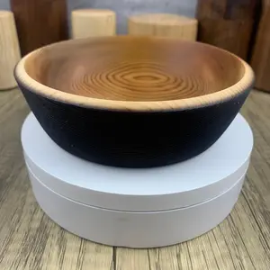 Cedar bowl with shoushugi