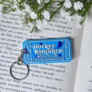 3D Printed Hockey Romance Ticket Keychain