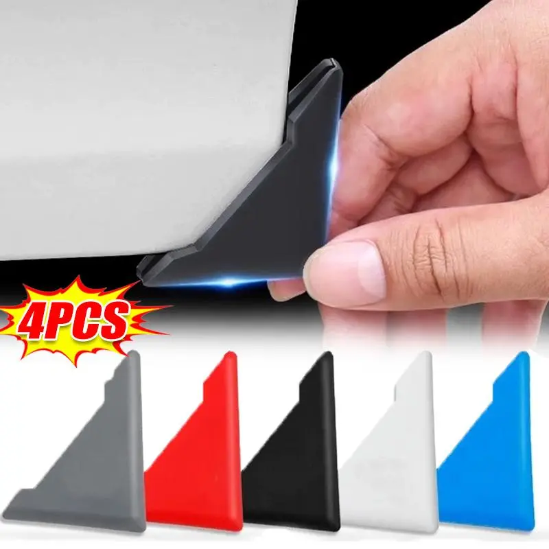 2/4pcs Car Door Corner Protective Cover Silicone Protector Door Corner Anti-collision Guard Covers Car Accessories 2026 Decoration for your cars