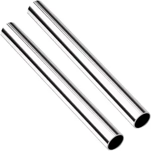 2 Pcs 5/8" OD 304 Stainless Steel Tube, 16" Long, Thickened 304 Stainless Steel Seamless Tubing Round Metal Pipe, Industrial Metal Straight Tube(Industrial cold-rolled steel pipe)