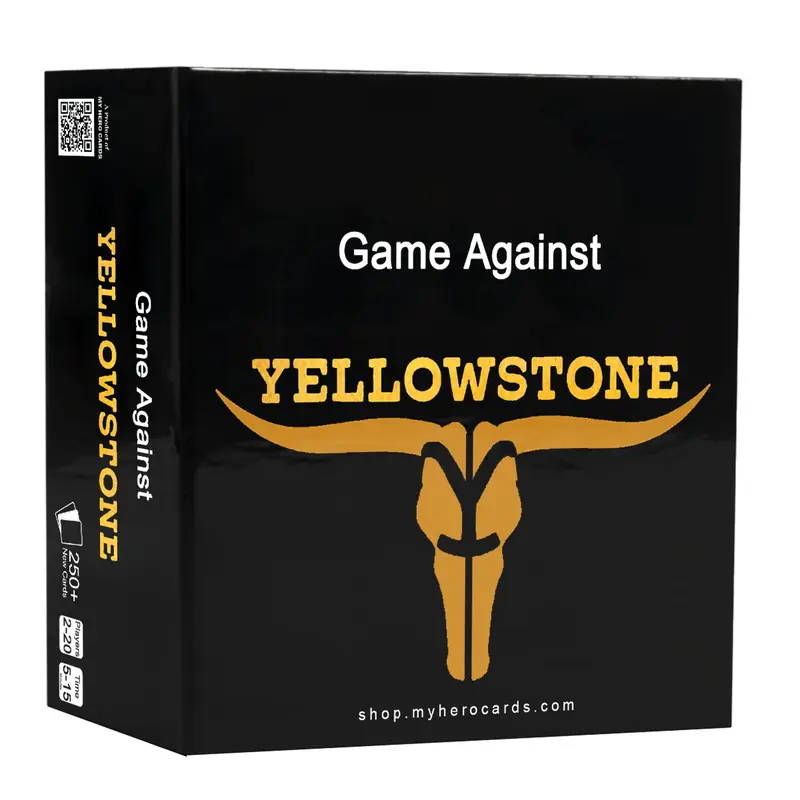 Game Against Yellowstone - 250+ Party Cards Game by My Hero Cards