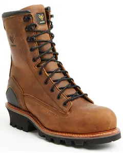 Men's 9" Lineman Logger Work Boots - Composite Toe