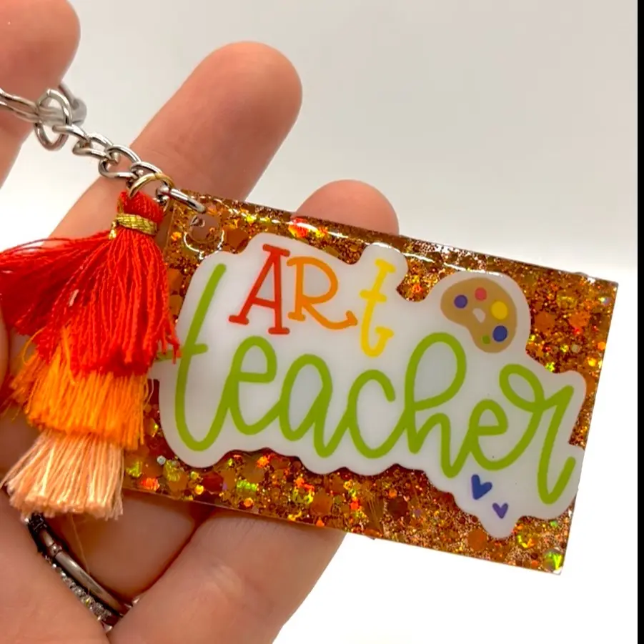 Art Teacher Keychain