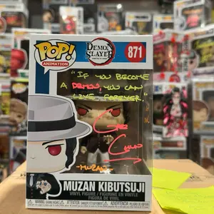 Funko Pop Demon Slayer Muzan Signed by Greg Chun