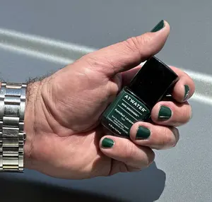 ATWATER Skin Groomers AutoNail Lacquer in Tank (Green): Nail Lacquer to match your confidence custom-crafted. Built for even the most rugged hands and feet.
