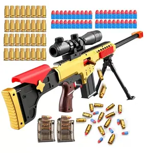 Enhance strategic thinking and teamwork, team games and outdoor activities, multiplayer games toys, Halloween+Christmas gifts, Adult gift Multifunction Durable nerfelite  blaster high performance cool toy Soft Bullet Shell Ejecting Toy Gun