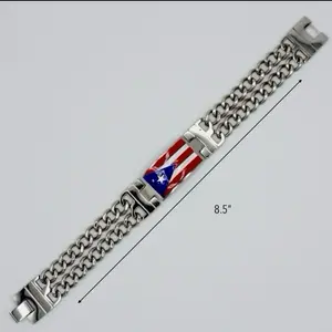 Puerto Rico Stainless steel bracelet