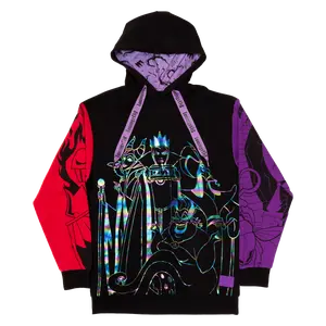 Disney Villains Color Block Unisex Hoodie