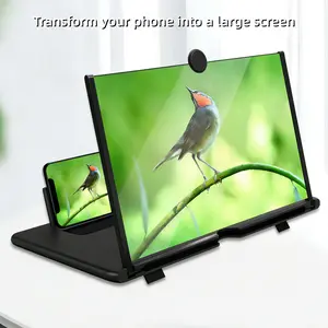 Mobile Phone Magnifier Ultra-HD Screen Magnifier for Easy TV Viewing Orientation for Landscapes Use Eye Protection Full-Screen Mobile Phone Magnification-10" Foldable HD Mobile Phone Screen Magnifier