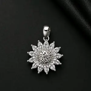 Dije de margarita plata 925