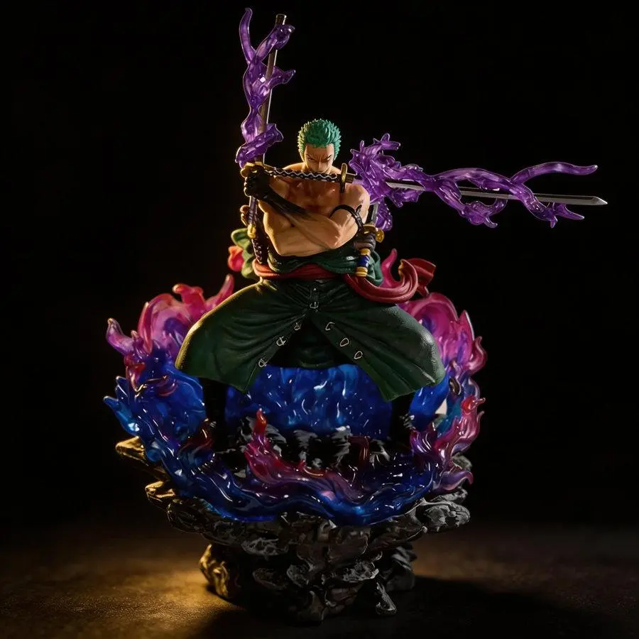 One Piece Roronoa Zoro (Three-Sword Style) 30cm Anime Figure Model High Quality Detailed Craftsmanship