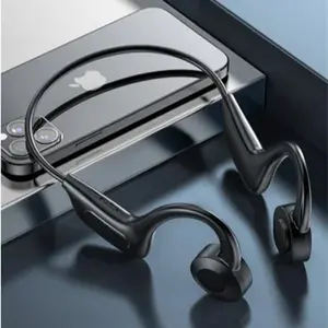 New Bone Conduction Headphones,2024 New Upgraded Wireless Bone Conduction Headphones, Bluetooth 5.2 Open Ear Sports Earbuds, Ipx5 Waterproof Headphones for Running, Cycling