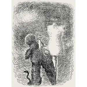 René Magritte, Composition, Les chants de Maldoror, Limited Edition Lithograph