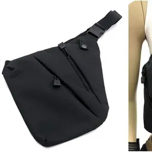 Men's Shoulder Bag Gun Case Single Bag Tactical Gun Bag Pistol Hand Soft Pistol Cases Pouches Travel Essentials