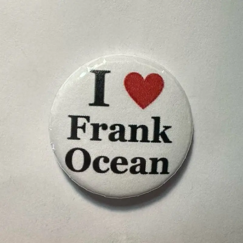 Blond Frank ocean merch 1.25 inch Pin Button Badge - music artist pinback buttons pins
