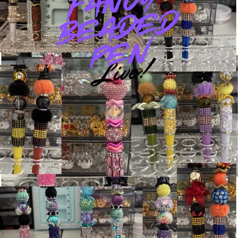 Fancy Beaded pen 2 for 20.00