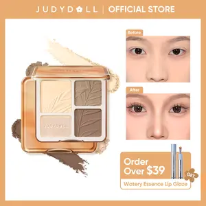 JUDYDOLL 2 In 1 Highlighter Contour Palette, Powder Highlighter & Contour Duo, Face Shaping, Makeup, Cosmetic, Bronzer, Long-Lasting, 2-In-1 Makeup Bronzer Powder, Valentines Day Gift, New Year
