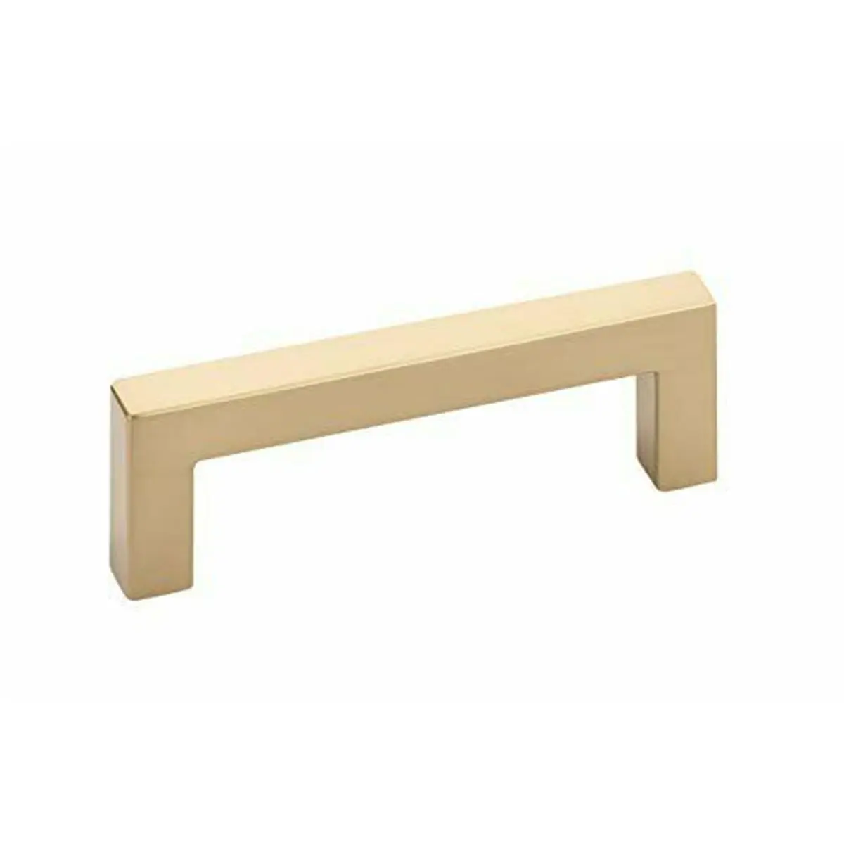Emtek 86706US4 Contemporary Warwick Cabinet Pull - 5 in. Center to Center, Satin Brass Door Handles