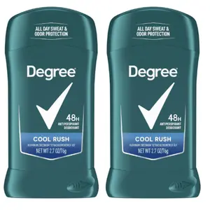Degree Men Original Antiperspirant Deodorant for Men Cool Rush Twin Pack, 2.7oz