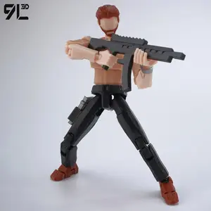 9L 3D Multi-Joint Articulated Sheriff Rick Grimes Figure The Walking Dead Titan13 Dummy13 Lucky13 Collector's Edition Model Toys