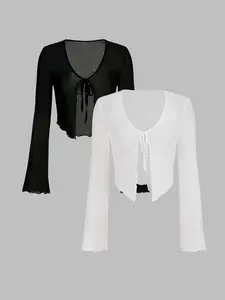 Elegant Lightweight Shawl Wrap Set for Women, Casual Fitted Outerwear, Perfect Summer Home Wear, All Seasons Comfortable Cardigan