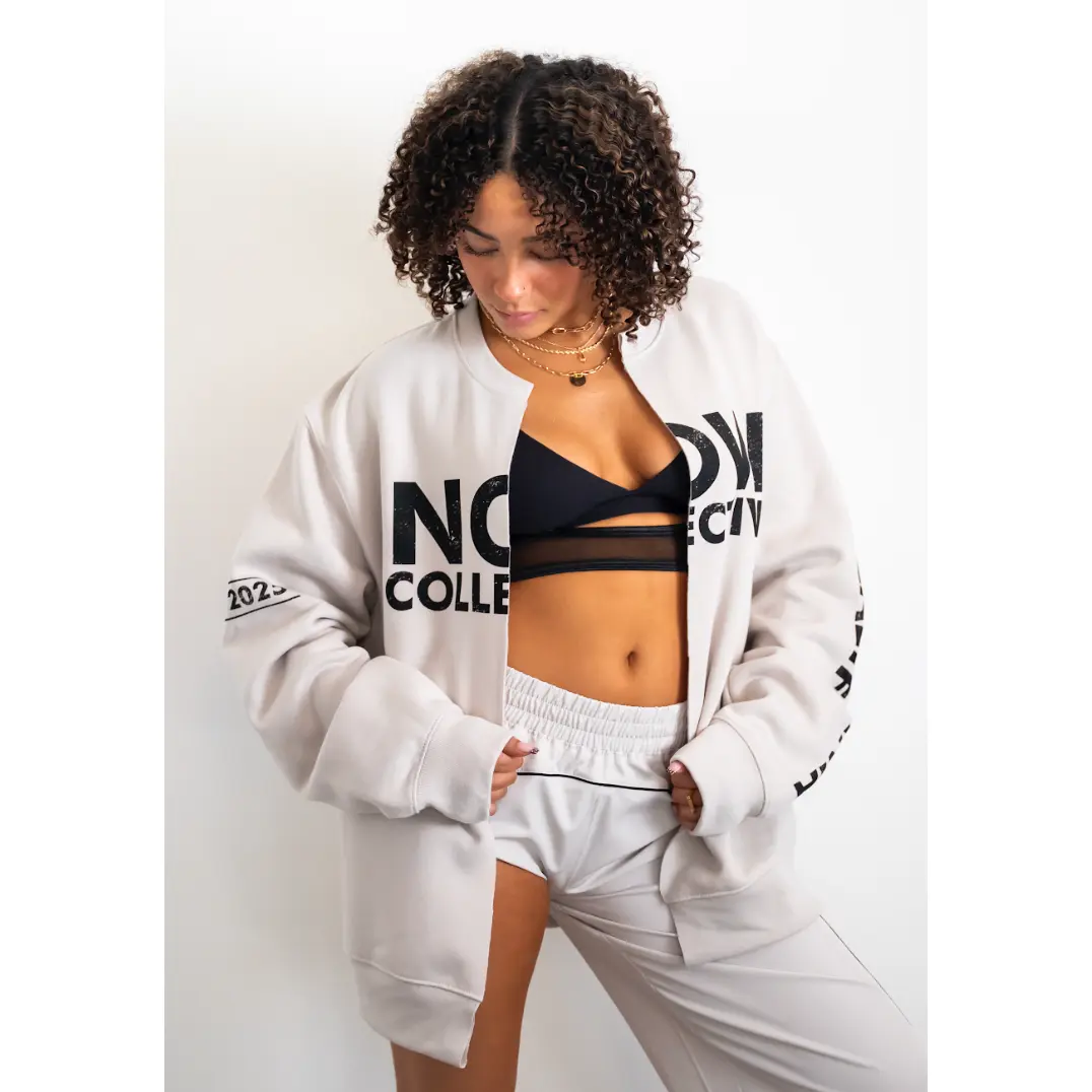 NOW Collective Sweat Cardi - Stone