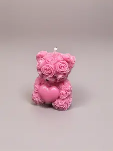 Oso de cera, decoracion para mesas de evento, con aroma para la ocasión.